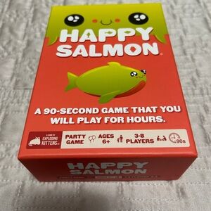 Happy Salmon Card Game - Red and Green